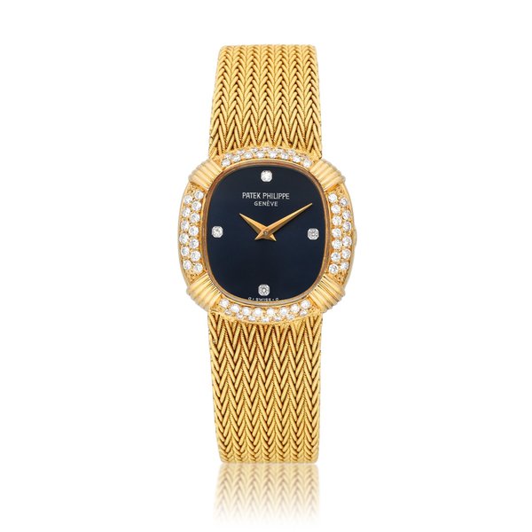 Patek Philippe Ellipse, Ref. 4508/1J | A yellow gold and diamond-set bracelet watch | Circa 1982 · 4508/1J