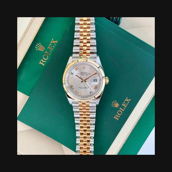 Rolex Datejust36mm UNWORN 2026 Silver Roman VIIX Diamond Fluted Jubilee 126233