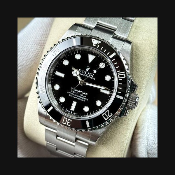 Rolex Rolex Submariner (No Date)41mm No-date Black Watch 41mm Rolex Submariner No Date. Complete Set Ready to Ship