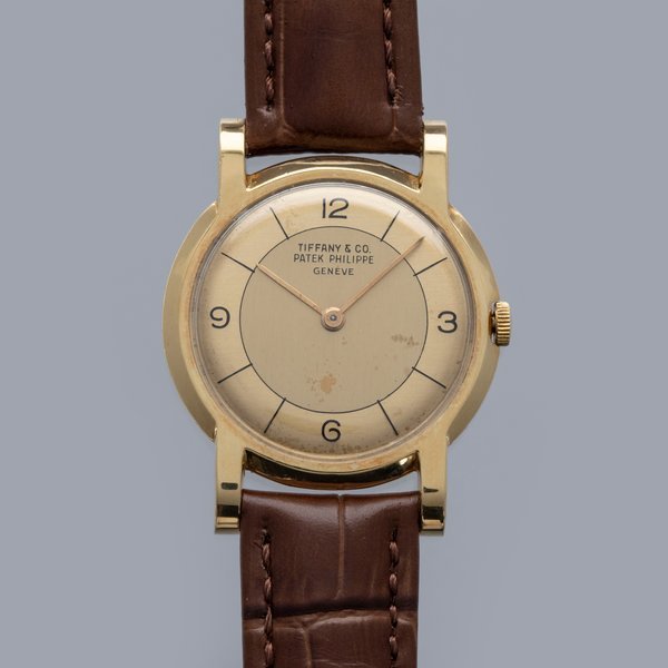 Patek Philippe Patek Philippe Calatrava 2505J Champagne Two-Tone Dial Retailed by Tiffany & Co. 18k YG