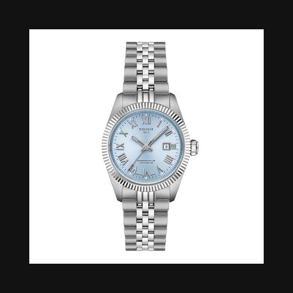 Tissot Ballade Powermatic 80 COSC30mm Blue Dial Stainless Steel Watch T1562081135300