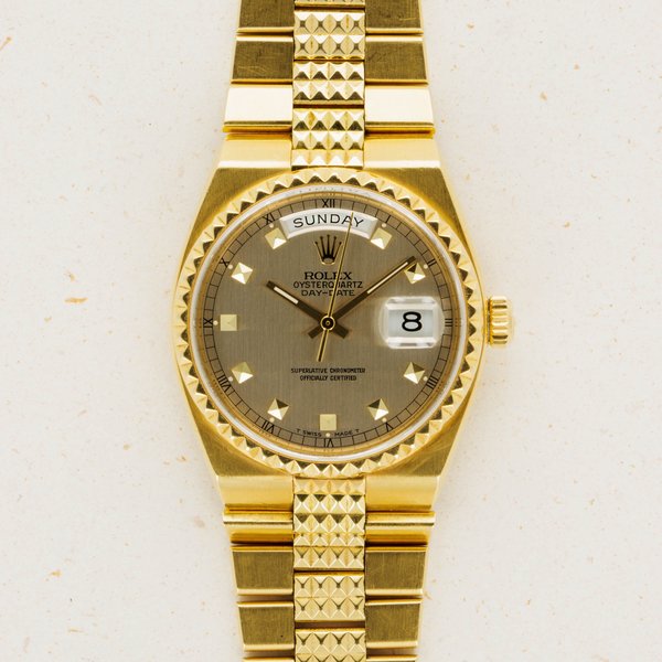 Rolex Oysterquartz Pyramid 19028 18k YG · 19028