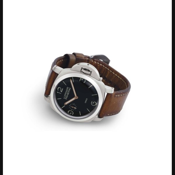 PANERAI. A LIMITED EDITION OVERSIZED STAINLESS STEEL CUSHION DIVER'S WRISTWATCH SIGNED OFFICINE PANERAI, LUMINOR, 1950, FIDDY MODEL, NO. E1847/1950, NO. BB1075994, CASE NO. OP 6576, CIRCA 2002