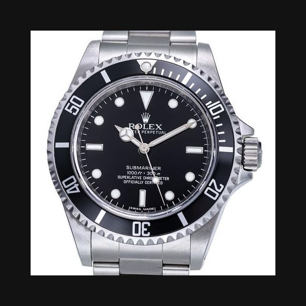 Rolex Rolex Submariner (No Date)Ref 14060M Stainless Steel Box Papers Bj-2011 Excellent Unpolished