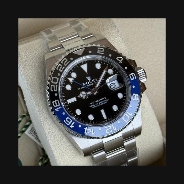 Rolex Rolex GMT-Master II126710BLNR Full Set Box & Papers "Batman"