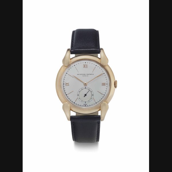 Vacheron Constantin Vacheron Constantin. A Fine 18k Pink Gold Wristwatch with Unusual Lugs SIGNED VACHERON & CONSTANTIN, GENÈVE, REF. 4527, MOVEMENT NO. 479'190, CASE NO. 312'235, MANUFACTURED IN 1949