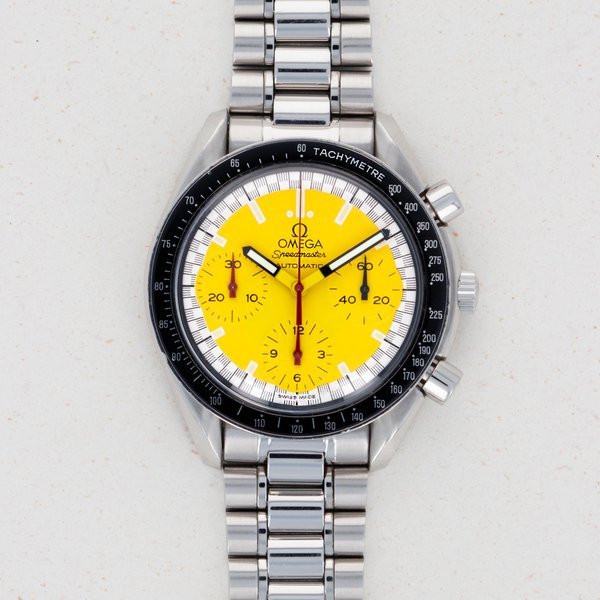 Omega Omega Speedmaster Yellow Racing Dial 3810.12.40 · 3810.12.140