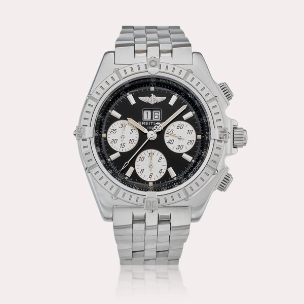 Breitling Reference A44355 Crosswind Special | A stainless steel automatic chronograph wristwatch with date and bracelet, Circa 2000