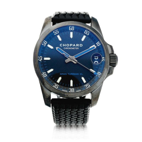 Chopard Reference 8997 Mille Miglia GT XL Gran Turismo XL A limited edition DLC-coated stainless steel with date, Circa 2012