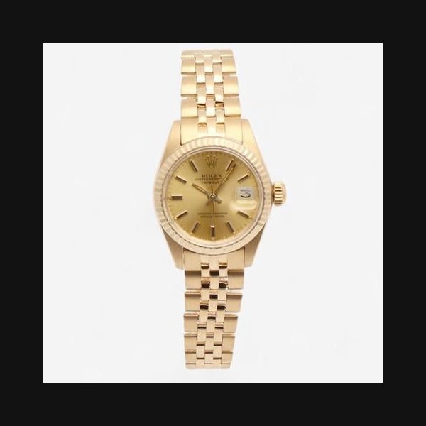 Rolex RolexLadies' Gold Datejust 26 Small 6917 1984 [U]