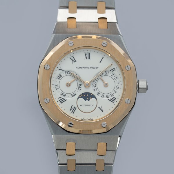 Audemars Piguet Audemars Piguet Royal Oak Day-Date Moonphase 25594SA White Roman Dial Two-Tone 18k SS