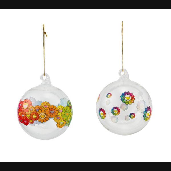 Hublot A set of two Christmas ornaments made in collaboration with Takashi Murakami, Circa 2021 | 宇舶 | 一套兩件聖誕裝飾，與村上隆合製，約2021年製