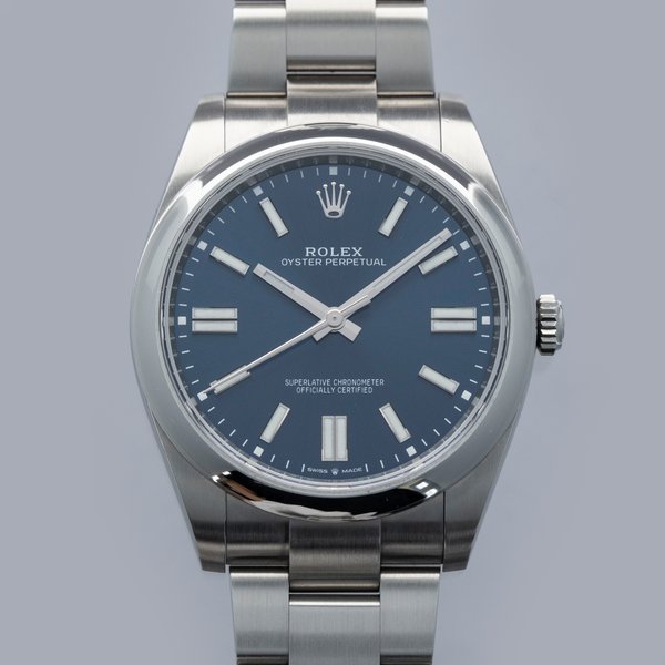 Rolex Rolex Oyster Perpetual 124300 41mm Blue Dial · 124300