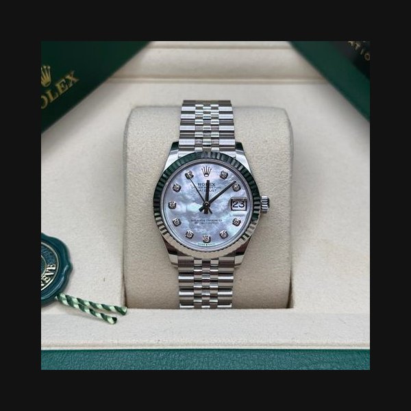 Rolex Rolex Datejust31 NEW 2026 Mother of Pearl Diamond Dial Stainless Steel Fluted Jubilee Bracelet