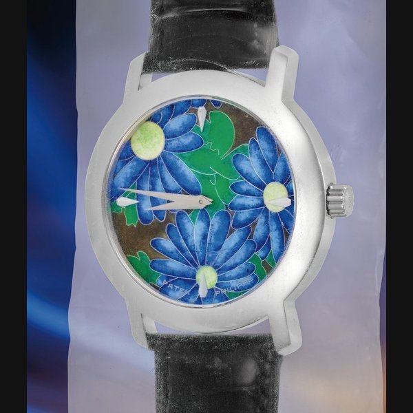 Patek Philippe Patek Philippe Ref. 5075G-011 Calatrava Rare Handcrafts “Blue Flower”