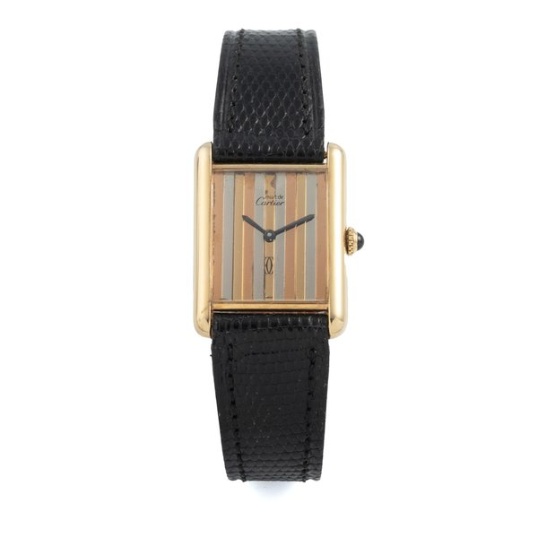 Cartier Must Tank Vermeil