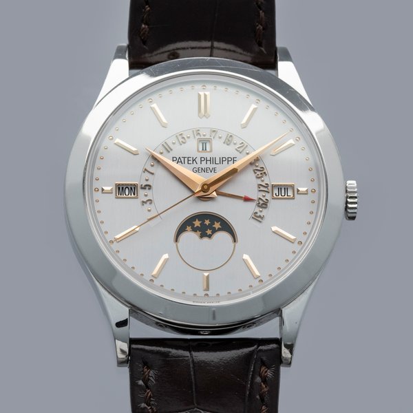 Patek Philippe Patek Philippe Retrograde Perpetual Calendar 5496P-015 Silver Dial Platinum 