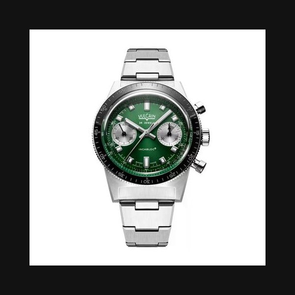 VulcainSkindiver Chronograph GREEN LIMITED EDITION 100 PIECES 590176BK7.BHM286