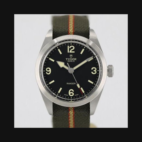 Tudor Ranger39mm Black Dial on NATO 79950 Ref. M79950-0003