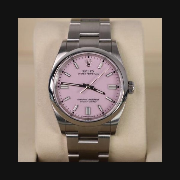 Rolex Oyster Perpetual36MM 2025 Like New Pink Dial Box & Papers Ref. 126000