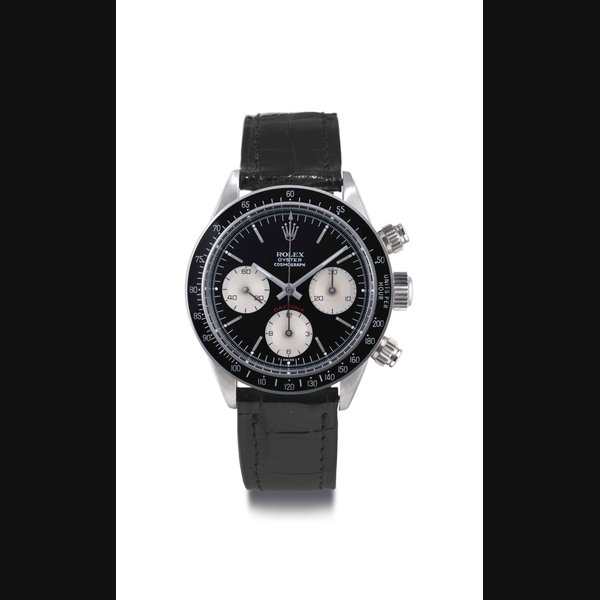 ROLEX. A STAINLESS STEEL CHRONOGRAPH WRISTWATCH WITH ORIGINAL GUARANTEE AND PRESENTATION BOX SIGNED ROLEX, OYSTER COSMOGRAPH, DAYTONA, CASE NO. 6197751, REF. 6263, CIRCA 1979