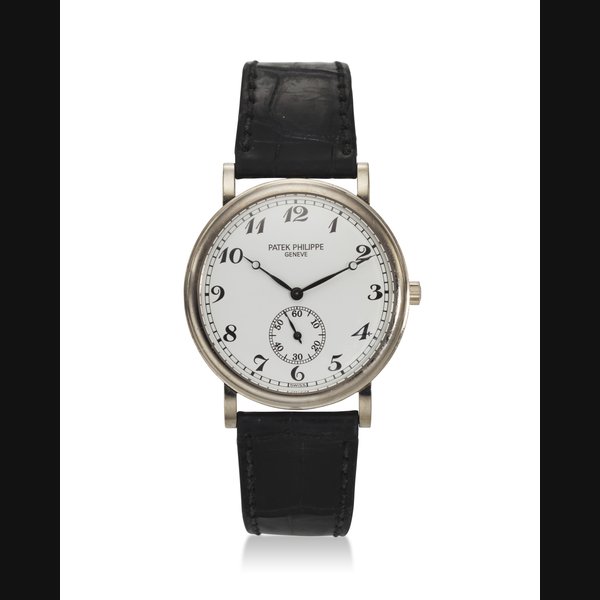 PATEK PHILIPPE, REF. 5022G-012, CALATRAVA, A FINE 18K WHITE GOLD WRISTWATCH WITH SUBSIDIARY SECONDS