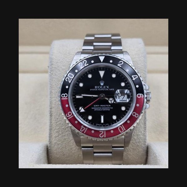 Rolex Rolex GMT-MasterCoke 16700 Stainless Oyster Black Dial 40mm