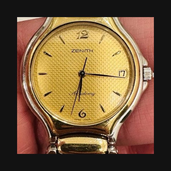 Zenith AcademySWISS QUARTZ TWO TONE Ref. 19 6000 226 VINTAGE WATCH Ref. 19.6000.226