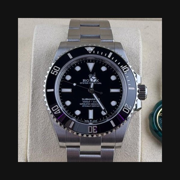 Rolex Rolex Submariner (No Date)41mm Black Dial Ceramic Bezel Box and Papers, Price & Market Data