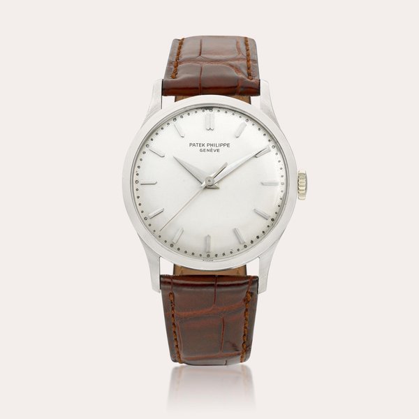 Patek Philippe Reference 570 | A white gold wristwatch, Made in 1963 | 百達翡麗 | 型號570 | 白金腕錶，1963年製 · 570