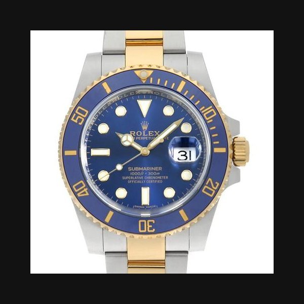 Rolex Rolex Submariner Date116613LB blue Random Number USED mens