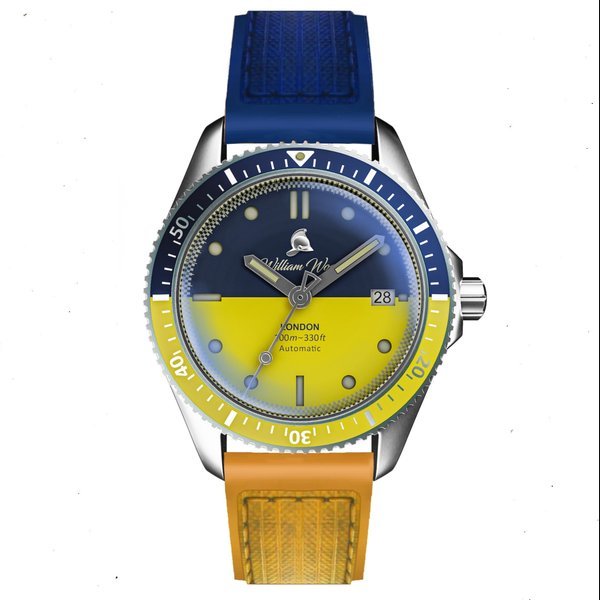William Wood Watches Supporting Ukraine Model 1 of 1 Watch #WatchFamforUkraine · N/A
