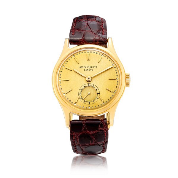 Patek Philippe Calatrava, Reference 2451 | A yellow gold wristwatch, Made in 1957 | 百達翡麗 Calatrava 型號2451 | 黃金腕錶，1957年製 · 2451