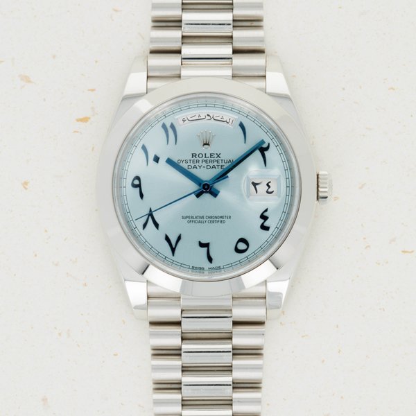 Rolex Rolex Day-Date Platinum Arabic Dial 228206 · 228206