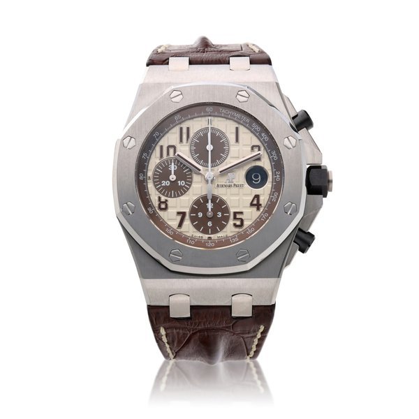 Audemars Piguet Reference 26470ST.00.A801CR.01 Royal Oak Offshore | A stainless steel automatic chronograph wristwatch with date, Circa 2014 · 26470ST.00.A801CR.01