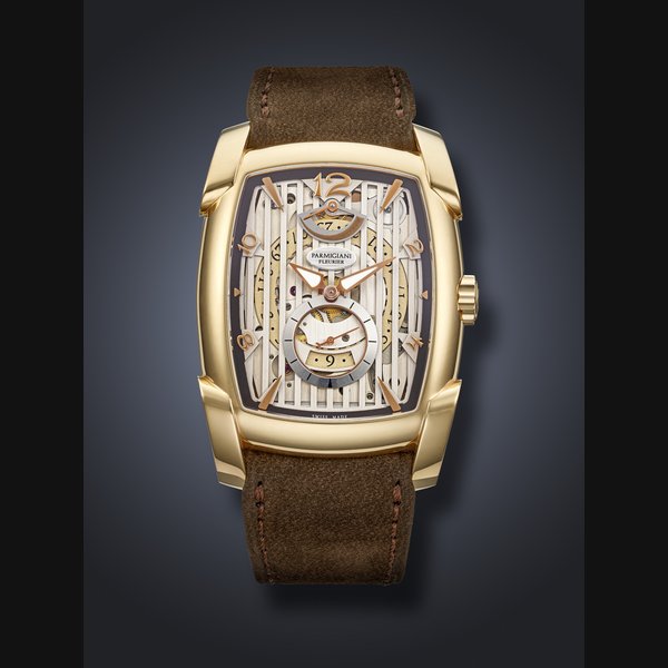 PARMIGIANI, YELLOW GOLD SEMI-SKELETONIZED 'KALPA XL HEBDOMADAIRE' WITH POWER RESERVE, REF. PFC101