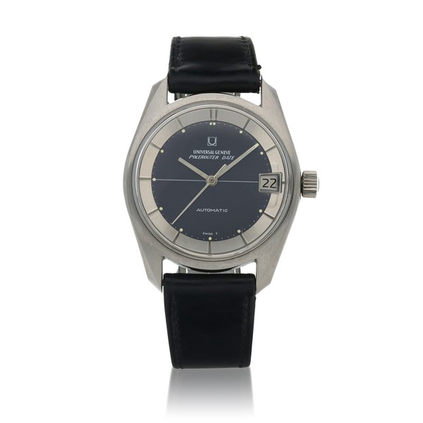 Universal Genève Polerouter, Ref. 869119/04  Stainless steel wristwatch with date  Circa 1965, Price & Market Data