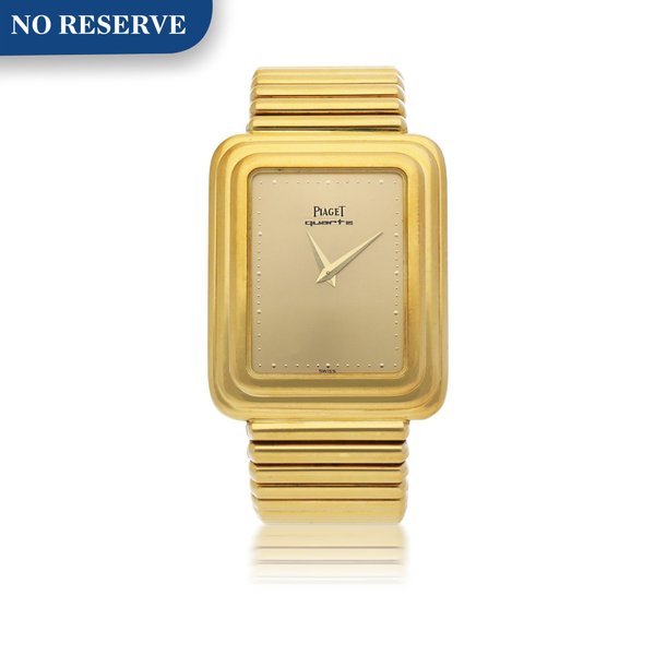 Piaget REF 74121 YELLOW GOLD BRACELET WATCH CIRCA 1980
