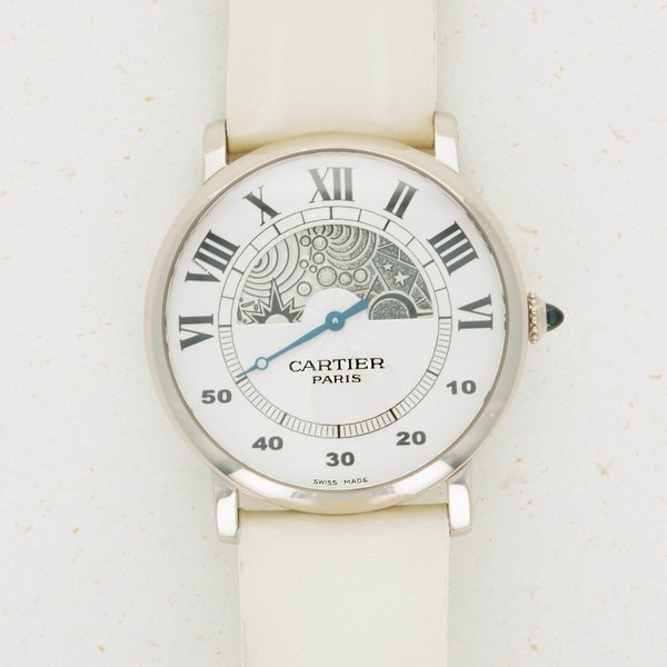 Cartier Cartier Rotonde de Cartier Jour et Nuit CPCP 28731 White Gold