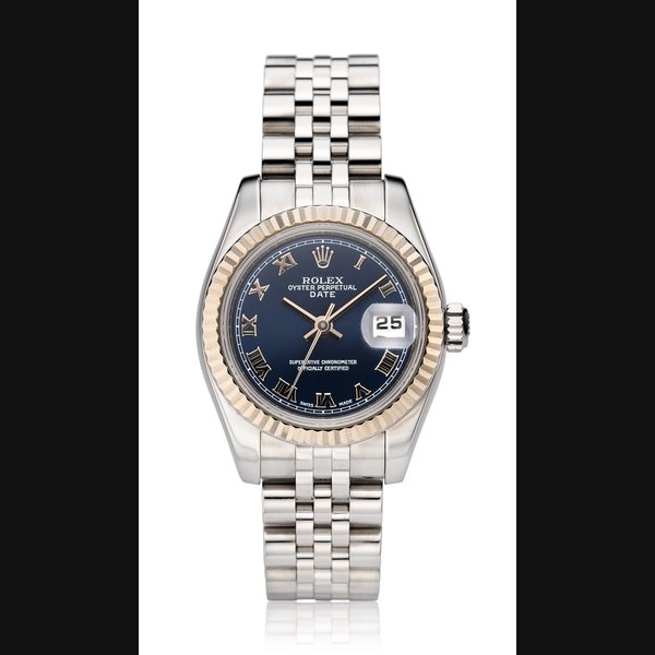ROLEX, LADIES STEEL DATEJUST, REF. 179174