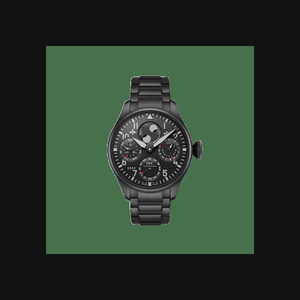 IWC Schaffhausen Big Pilot's Watch Perpetual Calendar TOP GUN Ceratanium 46.2