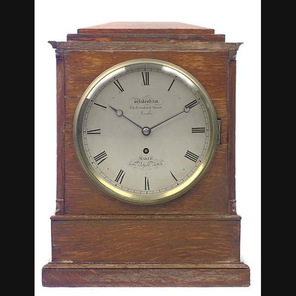 A George IV mahogany table timepiece, circa 1825
