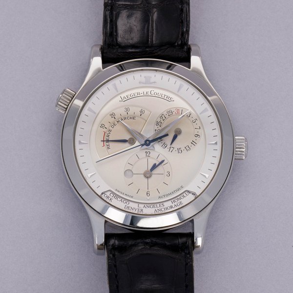 Jaeger LeCoultre Jaeger LeCoultre Master Geographic 142.8.92 Stainless Steel · 142.8.92