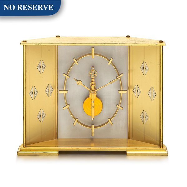 Jaeger-LeCoultre Jaeger-LeCoultre | Reference 366, A gilt brass table clock with 8 days power reserve, Circa 1965 | 積家 | 型號366 鍍金銅製座鐘，備8天動力儲備，約1965年製 · 366
