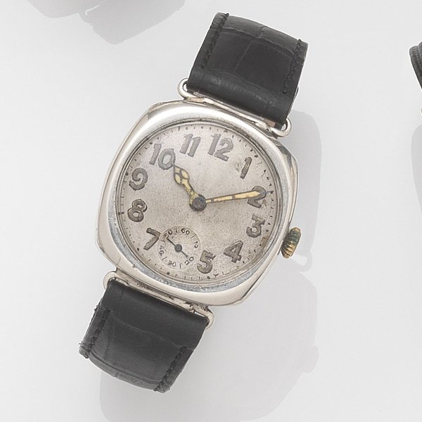 Rolex. A silver manual wind wristwatch Ref:3665, Glasgow Import Mark for 1924