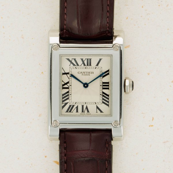 Cartier Cartier Tank a Vis 2485D CPCP Platinum 