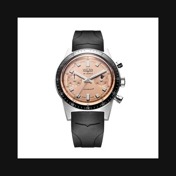VulcainSkindiver Chronograph Saumon LIMITED EDIZION 100 PIECES OFFICIAL DEALER 590176B87.BAR255