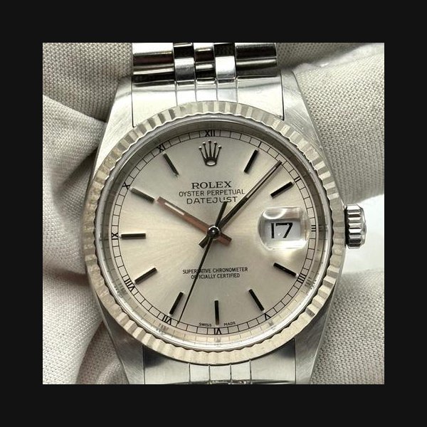 Rolex Rolex Datejust36mm Silver Index Dial Jubilee Bracelet 16234 - 2000