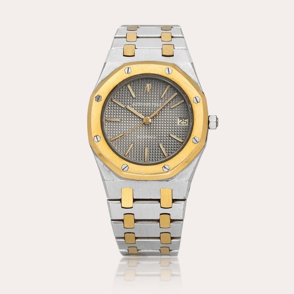 Audemars Piguet Royal Oak, Reference 4100SA | A yellow gold and stainless steel bracelet watch with date, Circa 1978 | 愛彼 | 皇家橡樹系列 型號4100SA | 黃金及精鋼鏈帶腕錶，備日期顯示，約1978年製 · 4100SA