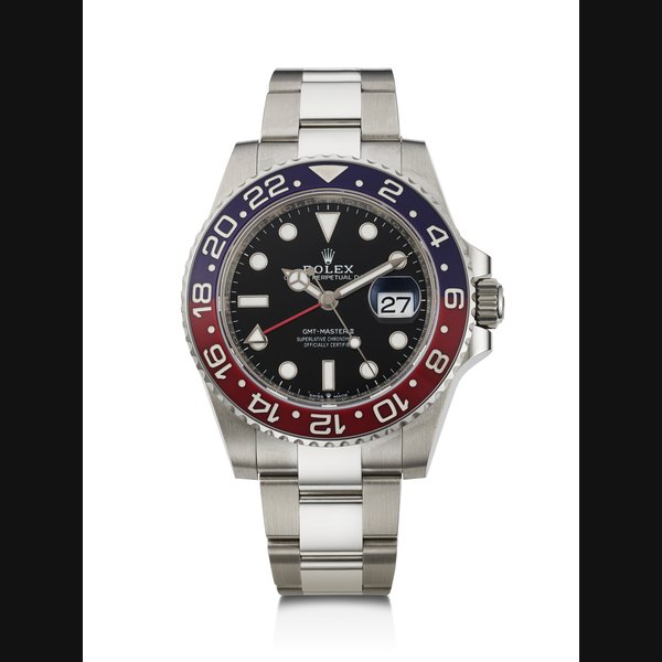 ROLEX, STAINLESS STEEL 'GMT-MASTER II', REF. 126710BLRO